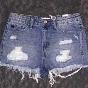 denim shorts